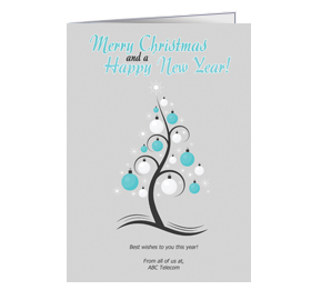 Personalized Unique Business Christmas Cards and Corporate Holiday Cards. Business Greeting