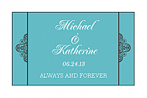 Personalized Glamorous Rectangular Favor Labels