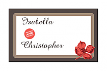 Personalized Polka Rectangular Favor Labels