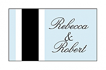 Personalized Simple Portrait Rectangular Favor Labels