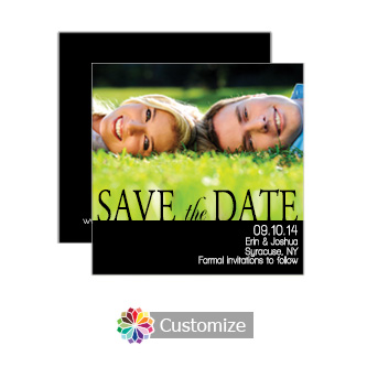 Photo Save the Date Wedding Card 5.25