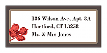 Polka Address Wedding Labels