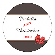 Polka Circle Wedding Coaster 