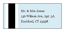 Simple Portrait Address Wedding Labels