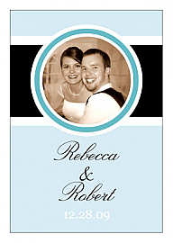 Simple Portrait Rectangle Wedding Labels