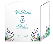 Spring Meadow Flowers Wedding Box Medium