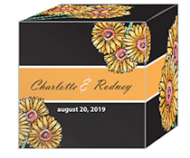 Summer Floral Trio Wedding Box Medium