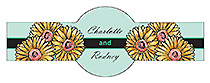 Summer Floral Trio Wedding Cigar Band Label