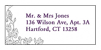 Vintage Address Wedding Labels