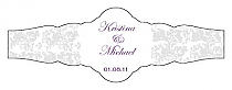 Vintage Fancy Cigar Band Wedding Labels