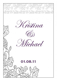 Vintage Rectangle Wedding Labels