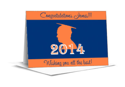 School Spirit Graduation Note Card