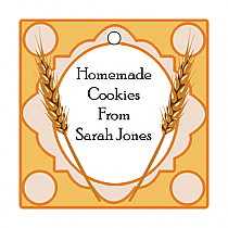 Wheat Square Food & Craft Hang Tag