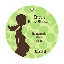 Baby on Board Big Circle Food & Craft Hang Tag