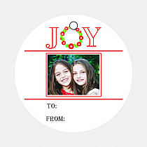 Joy Big Circle Hang Tag