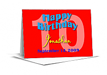 Flag Birthday Note Card