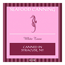 Seafood Big Square Canning Labels 2.5x2.5