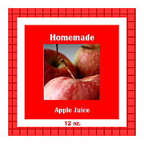 Juice Square Canning Labels 2x2