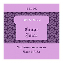 Grape Square Canning Labels 2x2