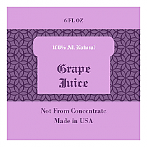 Grape Big Square Canning Labels 2.5x2.5