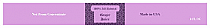 Grape Rectangle Canning Labels 1x9