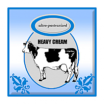 Cow Patch Large Square Canning Label