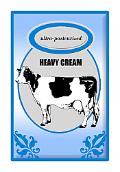 Cow Patch Large Rectangle Canning Label