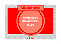 Custom Geometric Small Horizontal Rectangle Canning Label