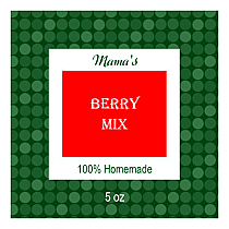 Citrus Mix Square Christmas Canning Labels 2.5x2.5