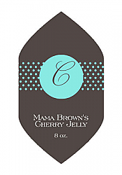 Custom Regal Large Rounded Diamond Canning Label (CLONE)