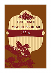 Custom Flying Ducks Large Rectangle Canning Label