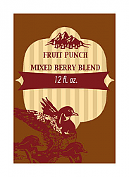 Custom Flying Ducks Small Rectangle Canning Label