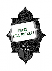 Secret Oasis Small Leaf Rectangle Canning Label