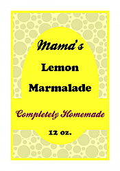 Vanilla Large Rectangle Canning Label