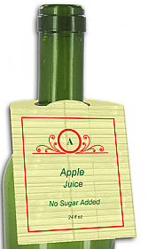 Apple Juice Rounded Bottle Tags