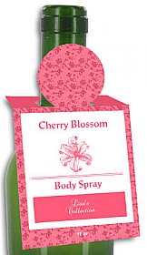 Cherry Blossom Body Spray Rectangle Bottle Tags