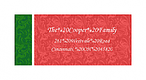 Christmas Romanesque Design Address Labels