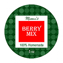 Citrus Mix Small Circle Christmas Canning Labels 1.5x1.5