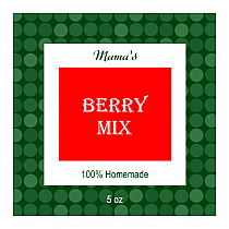 Citrus Mix Square Christmas Canning Labels 2x2