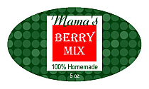  Citrus Mix Small Oval Christmas Canning Labels 1.25x2.25