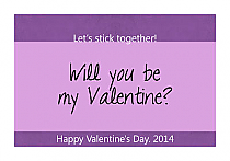 Valentine Sugar Sweet Large Horizontal Rectangle Label