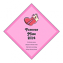 Forever Mine Valentine Day Diamond Labels 2x2