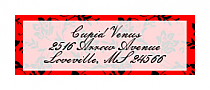 Valentine Floral Address labels