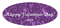 Valentine Serenity Big Oval Label