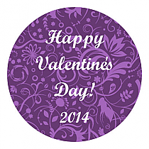 Valentine Serenity Big Circle Label