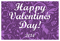 Valentine Serenity Horizontal Rectangle Label