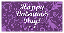 Valentine Serenity Horizontal Small Rectangle Label