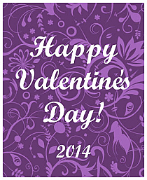 Valentine Serenity Big Vertical Rectangle Label