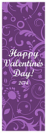 Valentine Serenity Vertical Rectangle Label