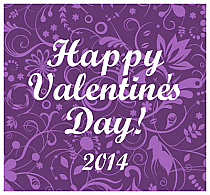 Valentine Serenity Horizontal Square Label